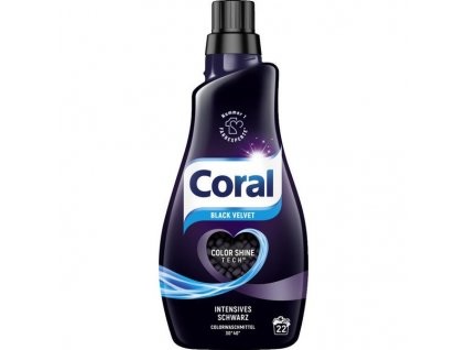 Coral Black Velvet Prací gel na tmavé prádlo 1,1 l, 22 dávek